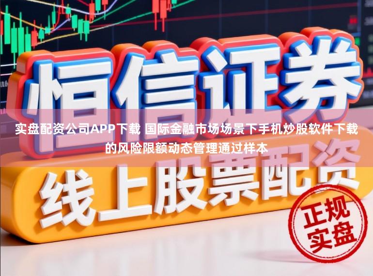 实盘配资公司APP下载 国际金融市场场景下手机炒股软件下载的风险限额动态管理通过样本